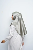 Jilbab - Bergo Noora Gradenza Silk - Sage Green