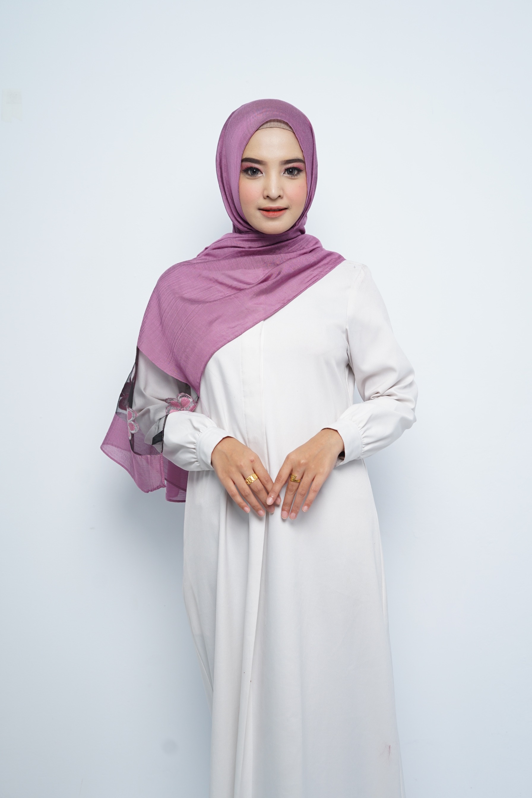 Pashmina - Rubyy Organza Series 04 - Lavender