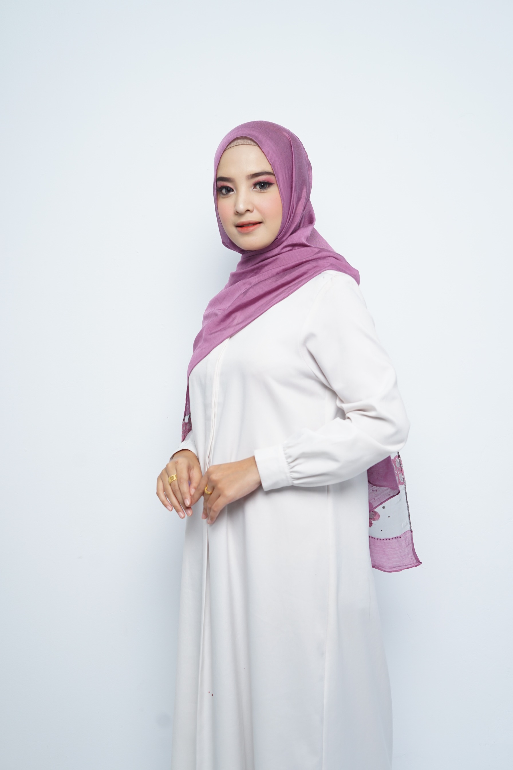 Pashmina - Rubyy Organza Series 04 - Lavender