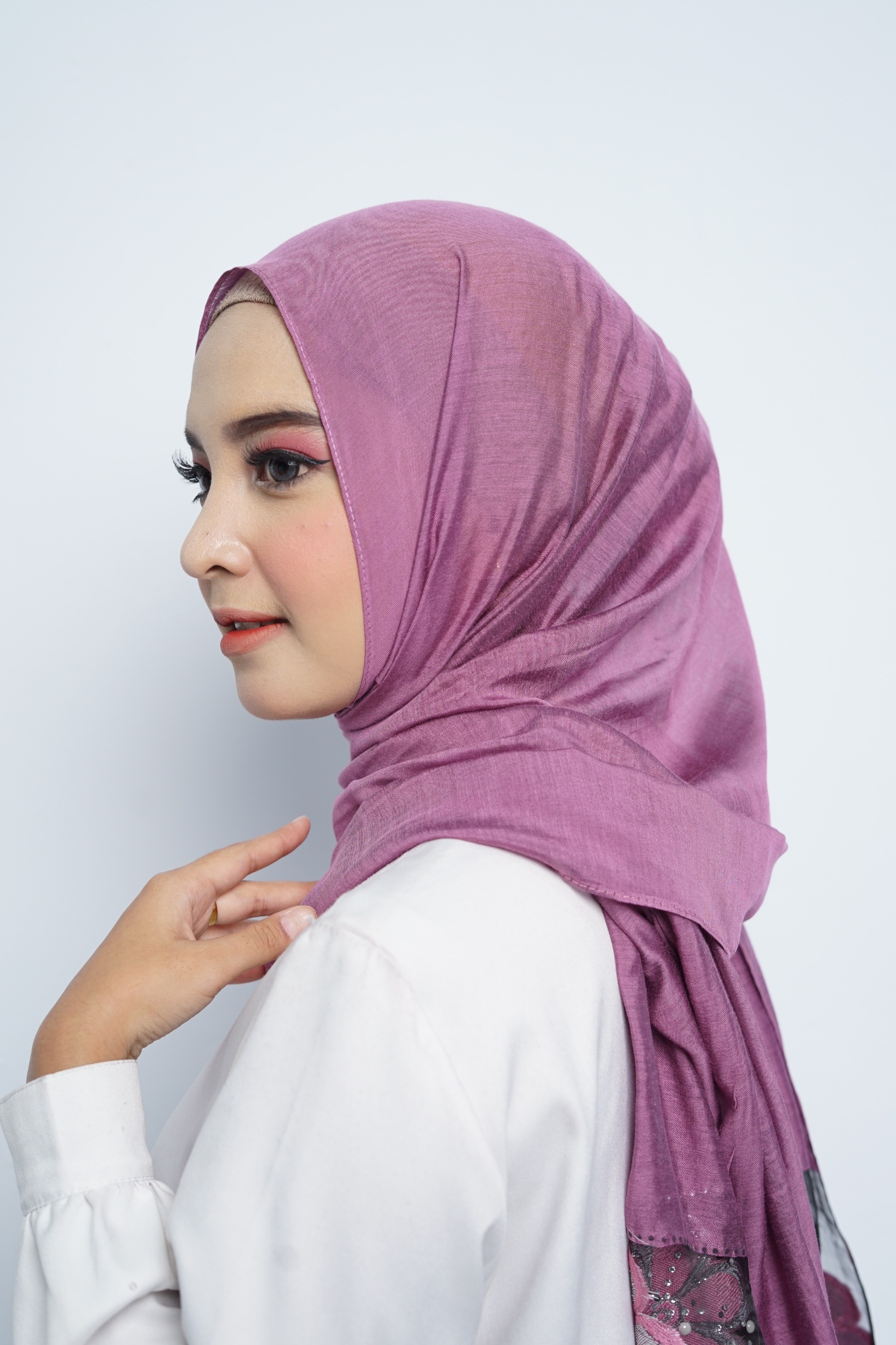 Pashmina - Rubyy Organza Series 04 - Lavender