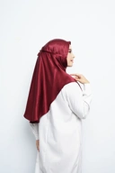 Jilbab - Bergo Noora Gradenza Silk - Maroon