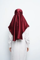 Jilbab - Bergo Noora Gradenza Silk - Maroon