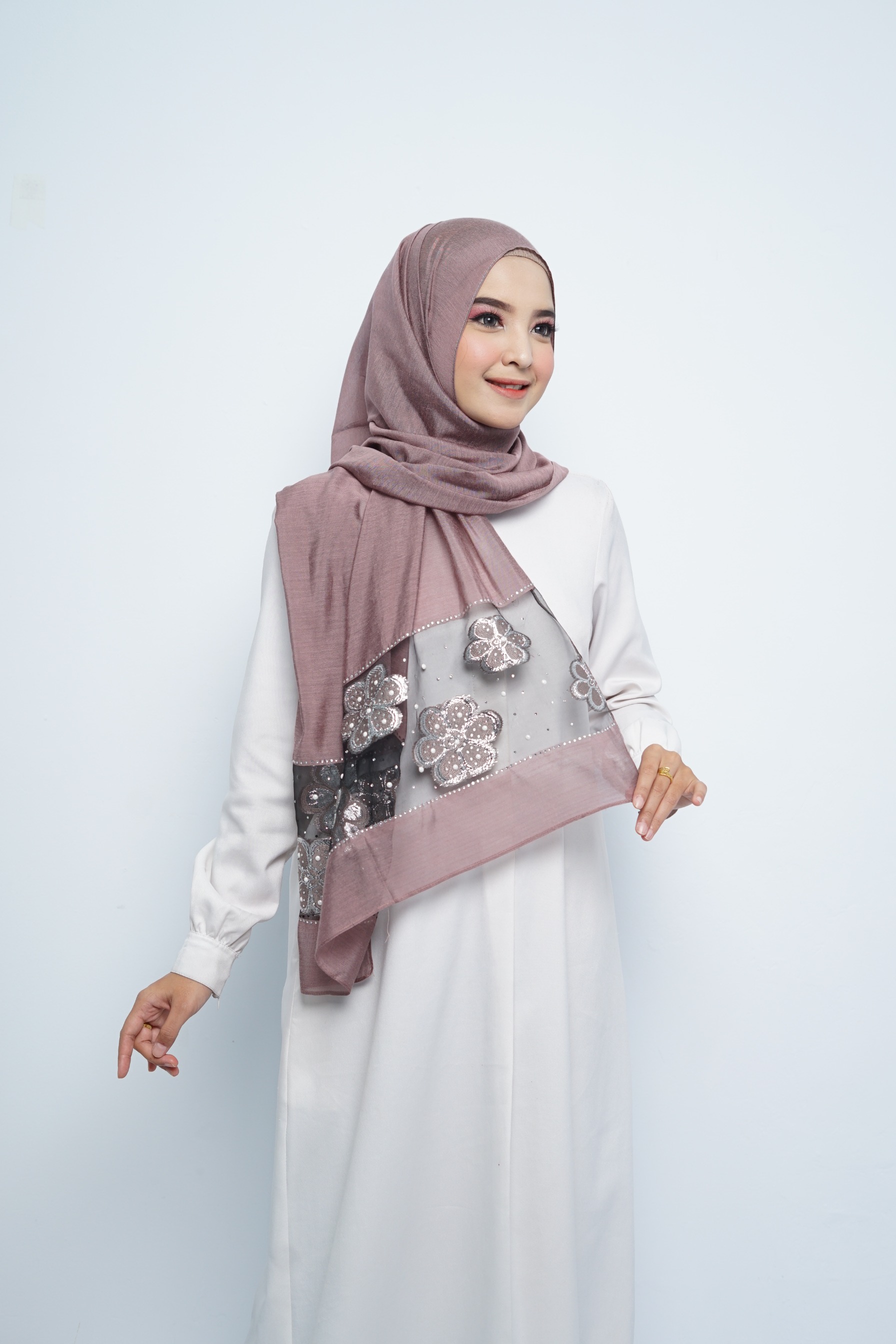 Pashmina - Rubyy Organza Series 04 - Milo