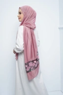 Pashmina - Rubyy Organza Series 05 - Rose