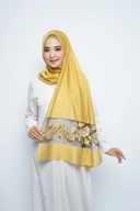Pashmina - Rubyy Organza Series 05 - Yellow