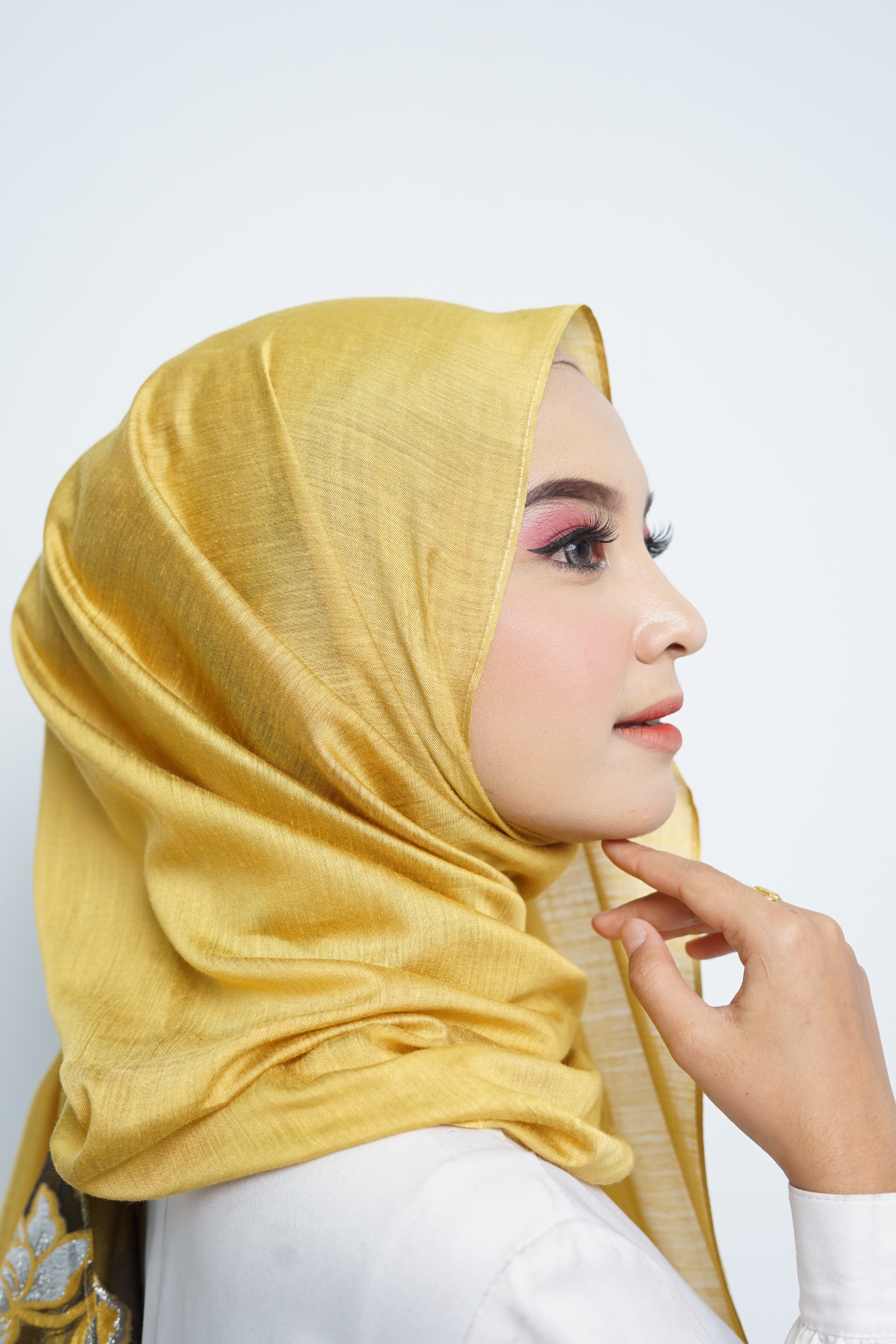 Pashmina - Rubyy Organza Series 05 - Yellow