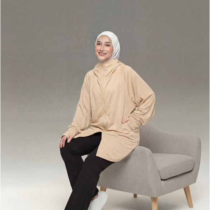 Hijacket Reiya Jaket Olahraga Wanita Premium Drifit | Athleisure Jacket Wanita