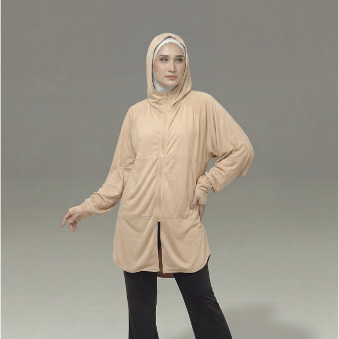 Hijacket Reiya Jaket Olahraga Wanita Premium Drifit | Athleisure Jacket Wanita