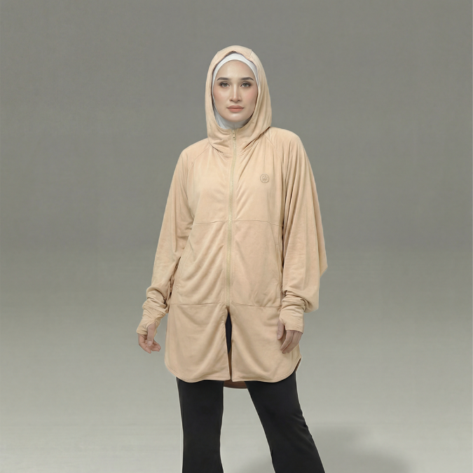Hijacket Reiya Jaket Olahraga Wanita Premium Drifit | Athleisure Jacket Wanita