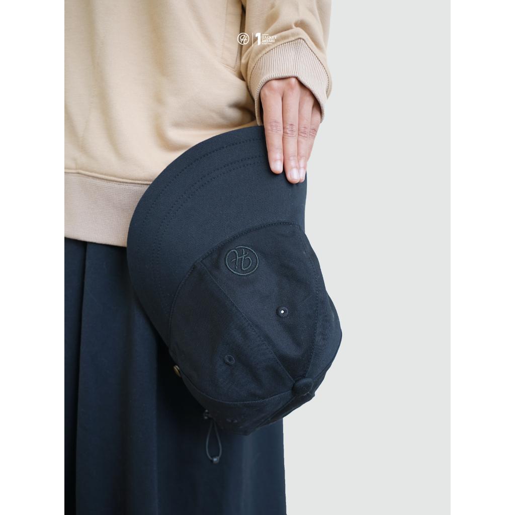 HJ Visor Hat – Topi Visor Muslimah Premium Twill Cotton, Adjustable, Anti Pusing, Cap Lebar