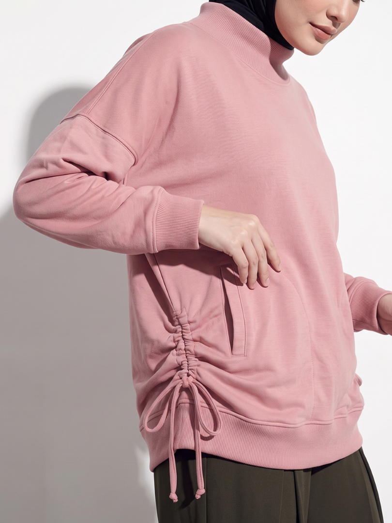 Hijacket Arumi Casual Sweatshirt – Modest & Feminim dengan Tali Serut