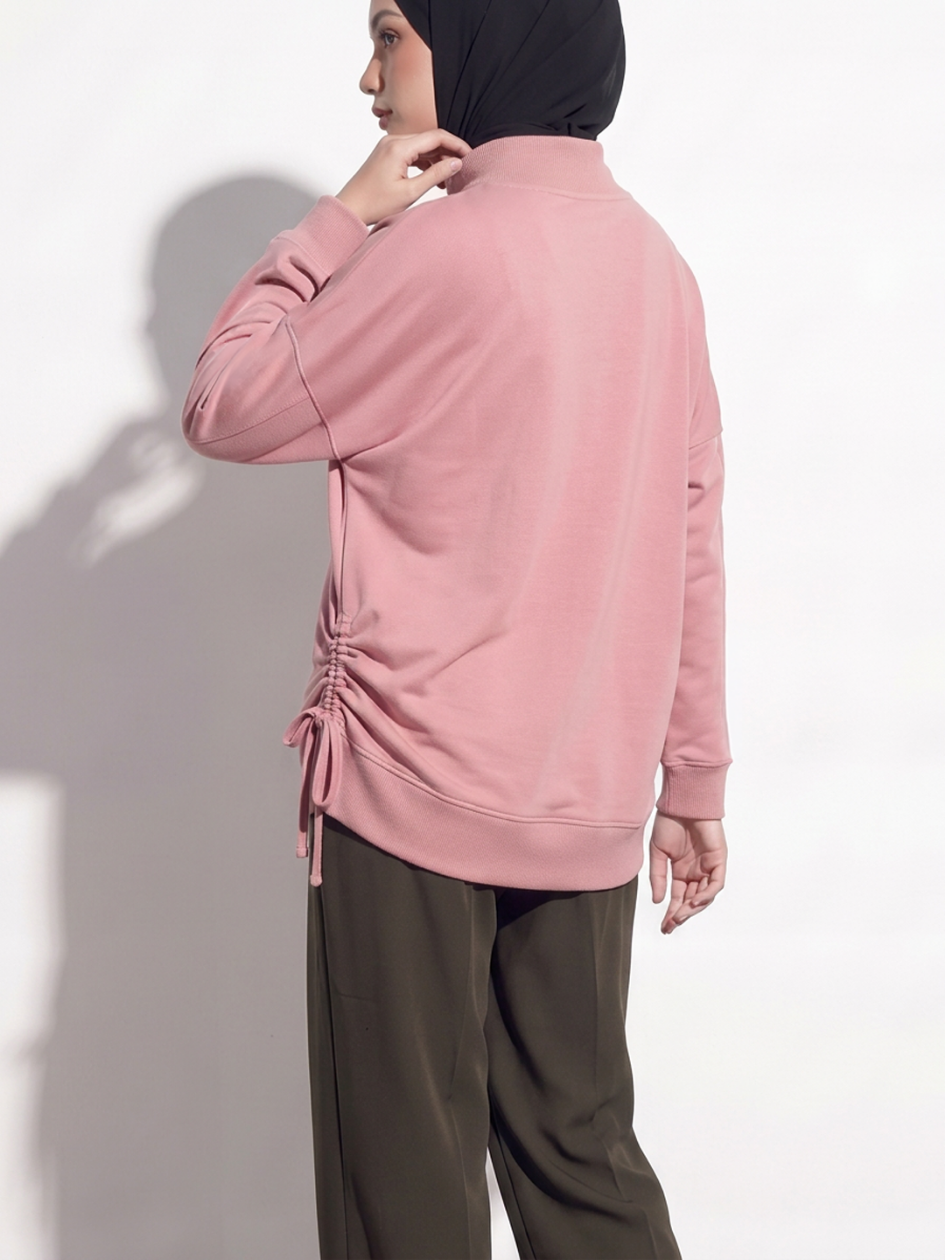 Hijacket Arumi Casual Sweatshirt – Modest & Feminim dengan Tali Serut