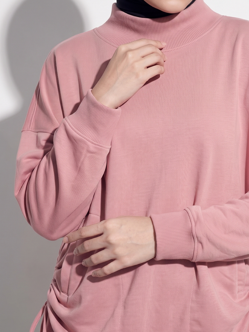 Hijacket Arumi Casual Sweatshirt – Modest & Feminim dengan Tali Serut