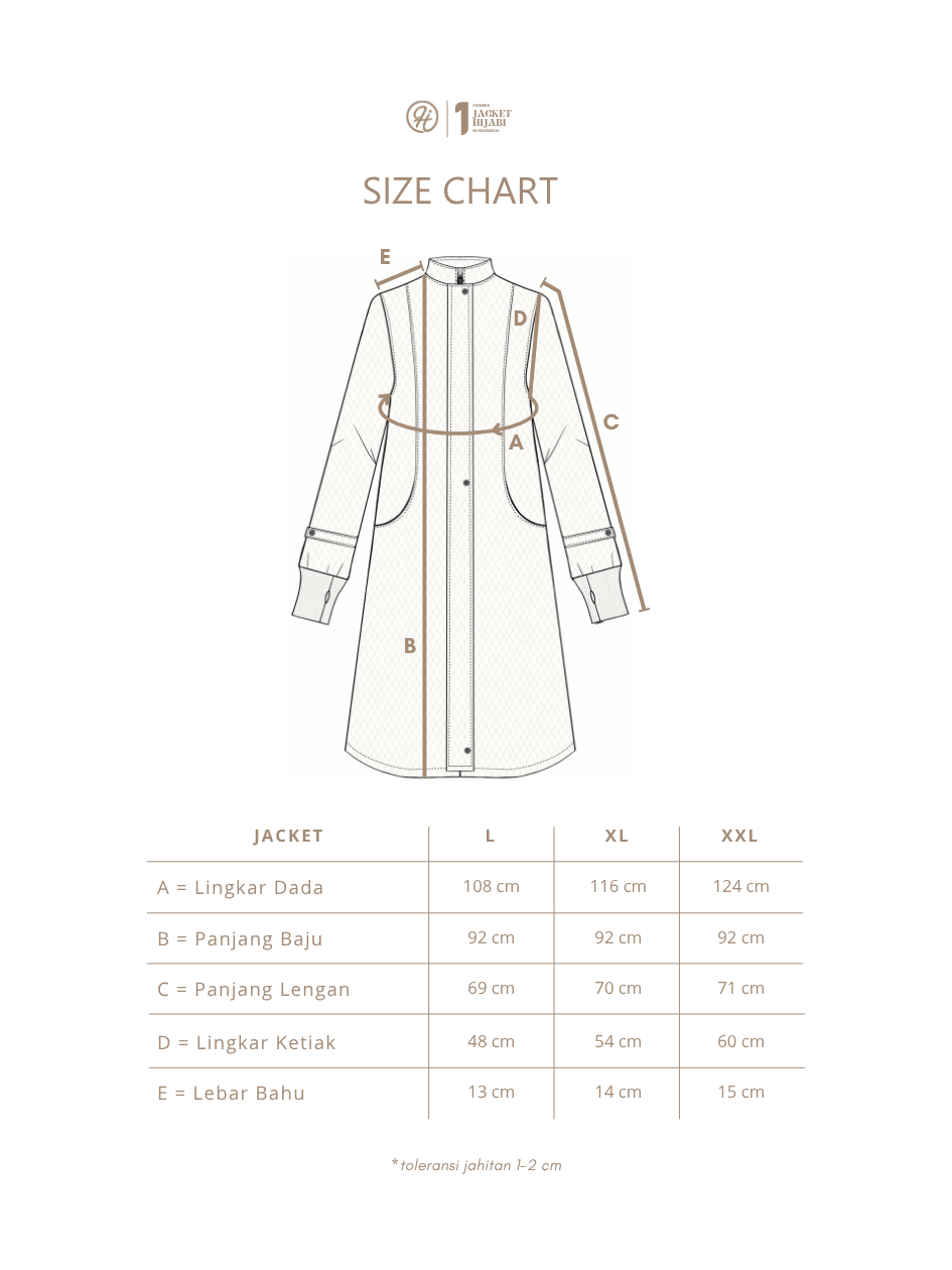 Hijacket Marwah Jaket Wanita Muslimah Modest Feminim untuk Traveling & Daily Wear