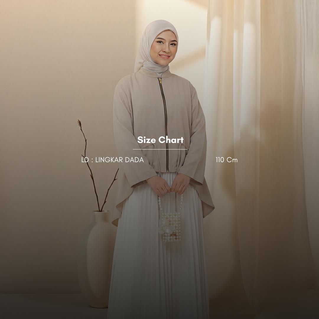 Hijacket Amarine - Outer Wanita Light Tropis Flowy & Tidak Mudah Kusut