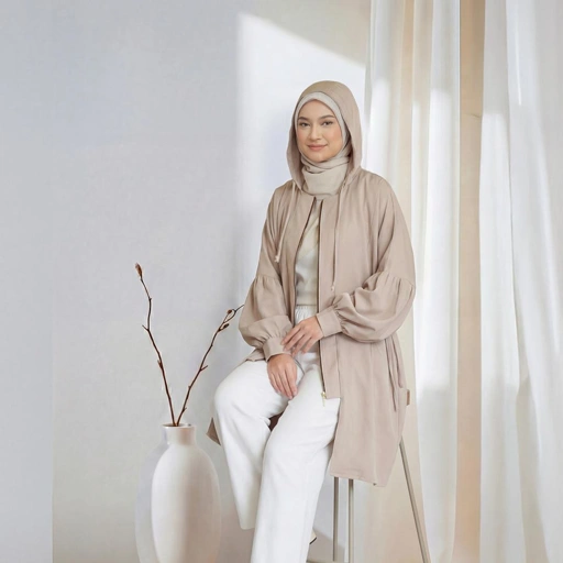 Image of Hijacket Camora - Jaket Wanita Premium Roma Flowy & Cooling Sensation All Size