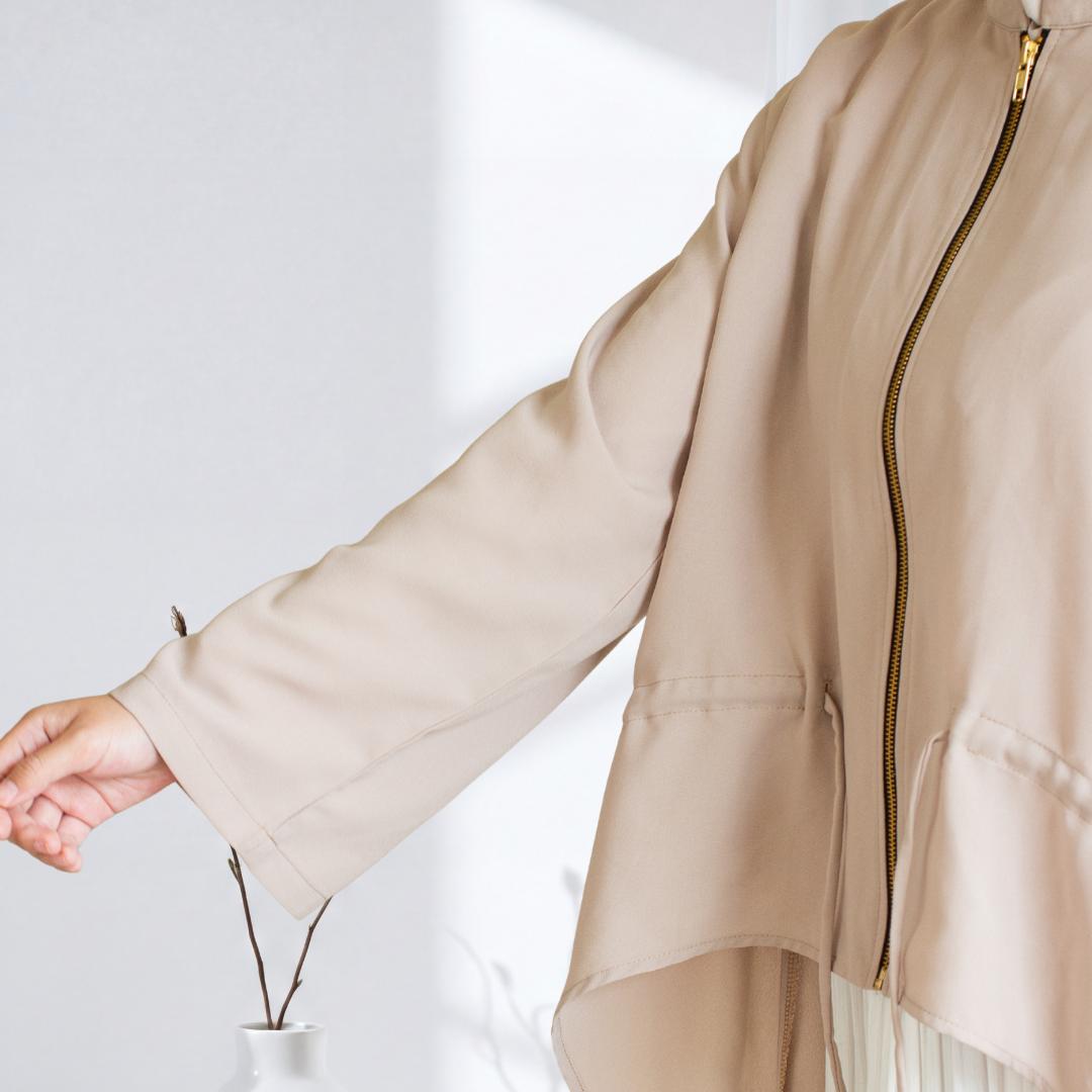 Hijacket Amarine - Outer Wanita Light Tropis Flowy & Tidak Mudah Kusut