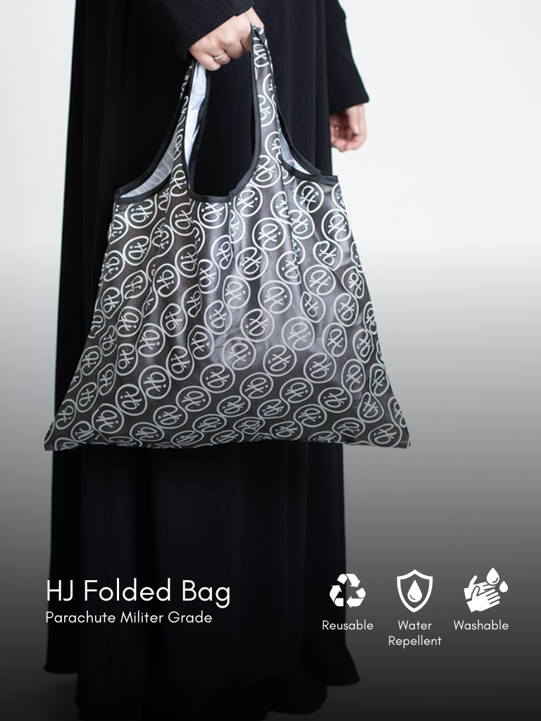 HJ Folded Shopping Bag Hijacket | Tas Belanja Lipat Waterproof 15kg Lightweight & Eco Friendly
