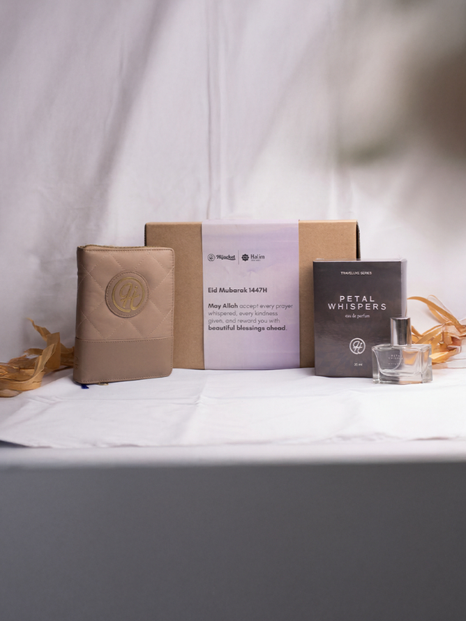 Hampers Hijacket x Halim – Mushaf & Perfume Gift Set