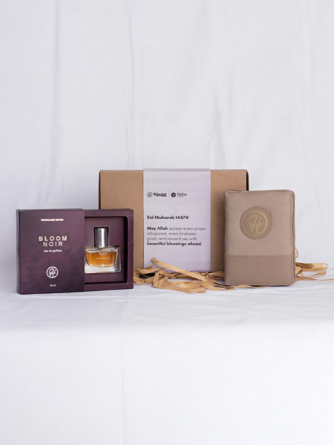 Hampers Hijacket x Halim – Mushaf & Perfume Gift Set