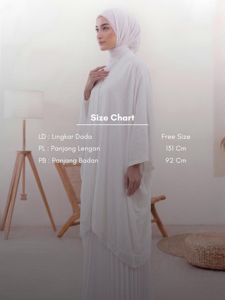 Hijacket Shara – Elegant Linen Fur Outer dengan Detail Lace