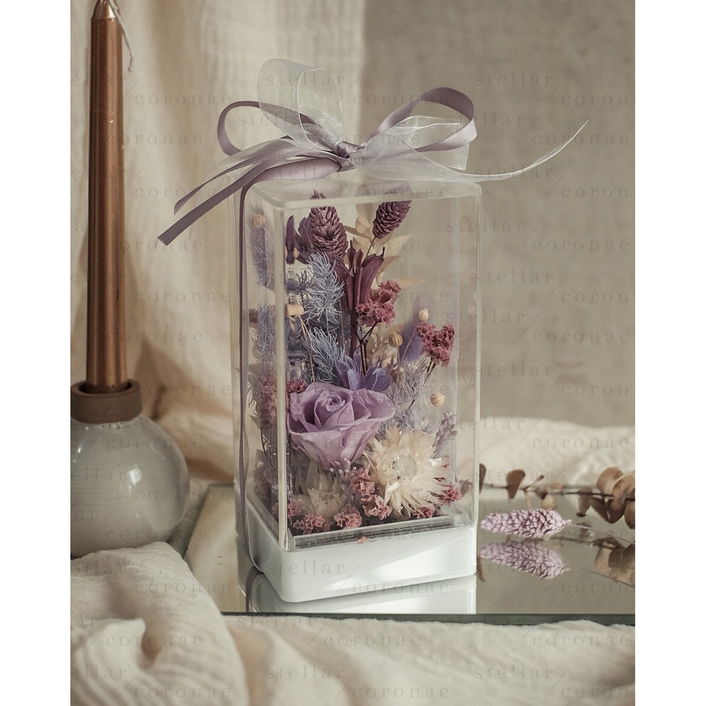StellarCoronae - Flower Block Seri Colourful | Bunga Kering | Hiasan Bunga | Hadiah | Kado | Kado Hari Ibu | Mother's D