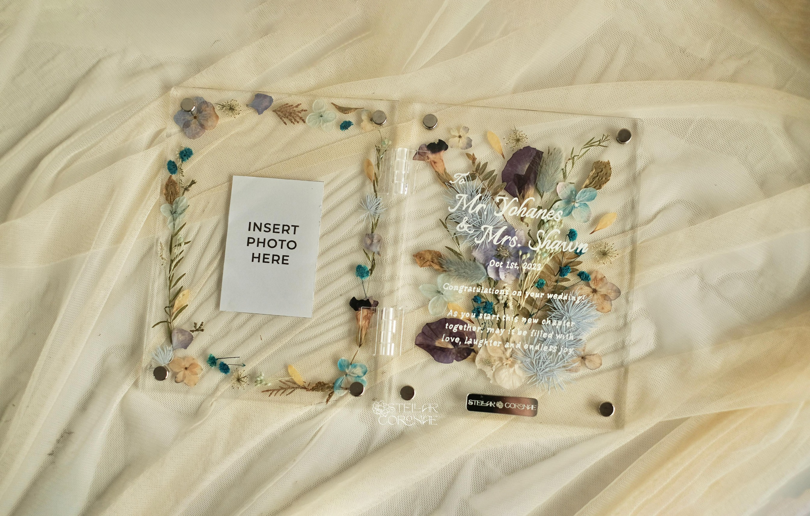 StellarCoronae - Pristine Book Regular 15x20cm | Book Frame | Frame Foto | Hadiah | Kado | Kado Hari Ibu | Mother's Day Gift