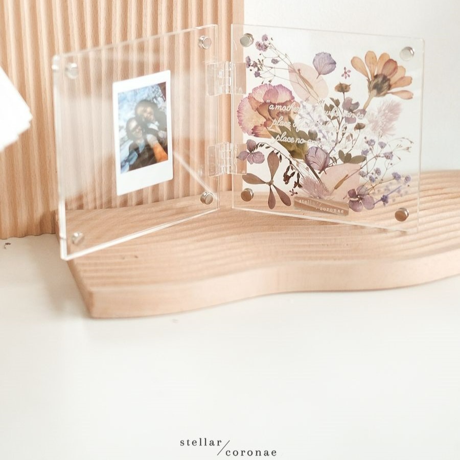 StellarCoronae - Pristine Book Regular 15x15cm | Book Frame | Frame Foto | Hadiah | Kado | Kado Hari Ibu | Mother's Day Gift