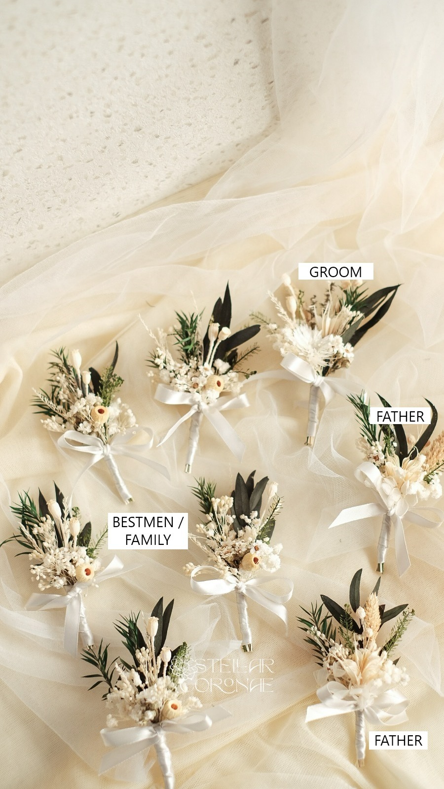 StellarCoronae - Boutonniere Father / Family / Bestman