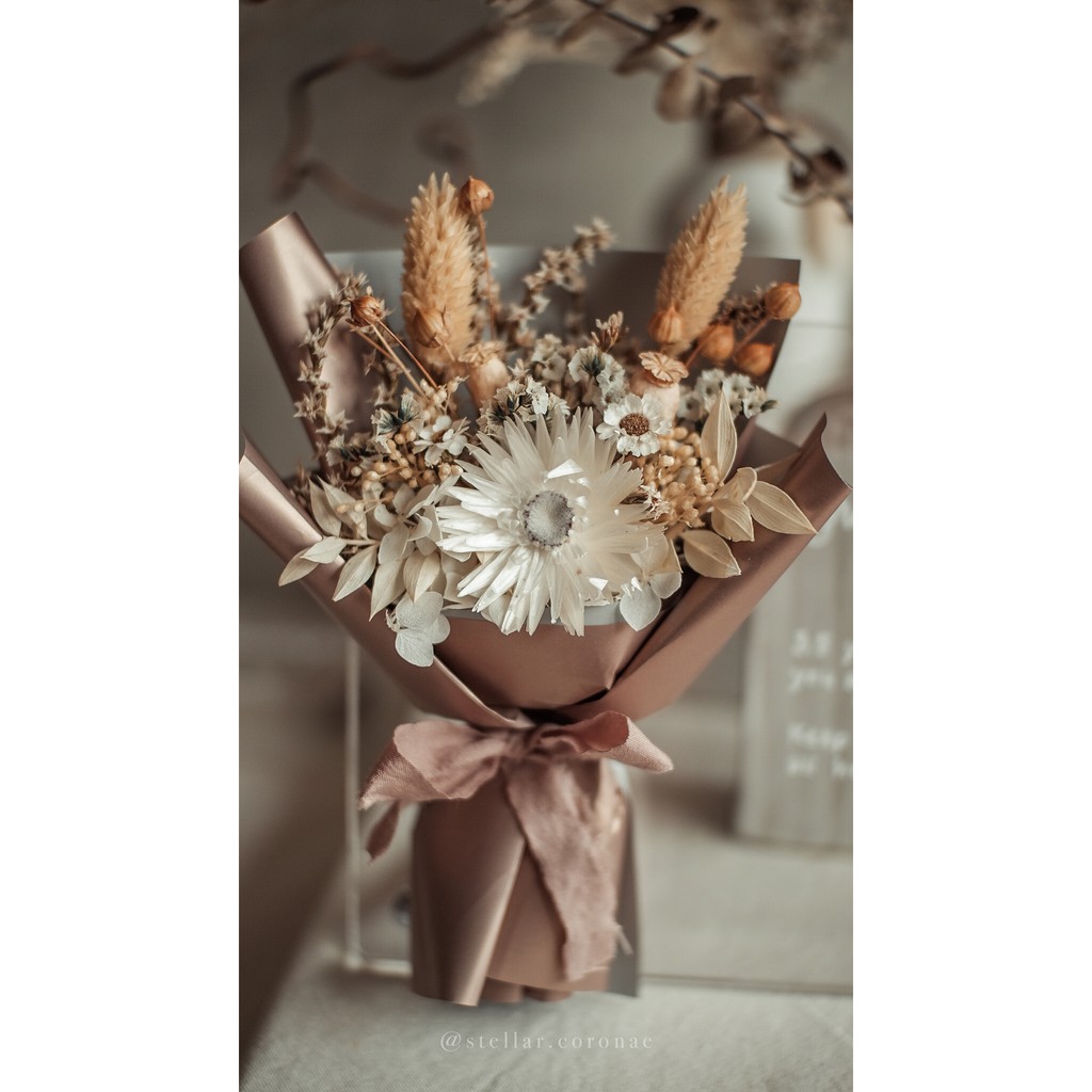  StellarCoronae - Mini Bouquet (MBP01-MBP05) | Bouquet Bunga | Bunga Kering | Hadiah | Kado | Kado Hari Ibu | Mother's D
