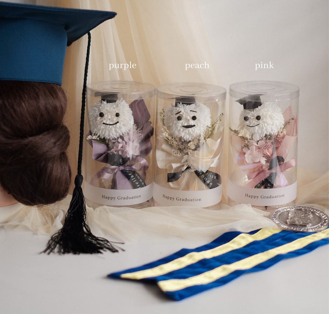 StellarCoronae - Pom Mini Bouquet | Hadiah Wisuda | Bunga Wisuda | Graduation | Bunga Kering | Bunga Asli | Kado