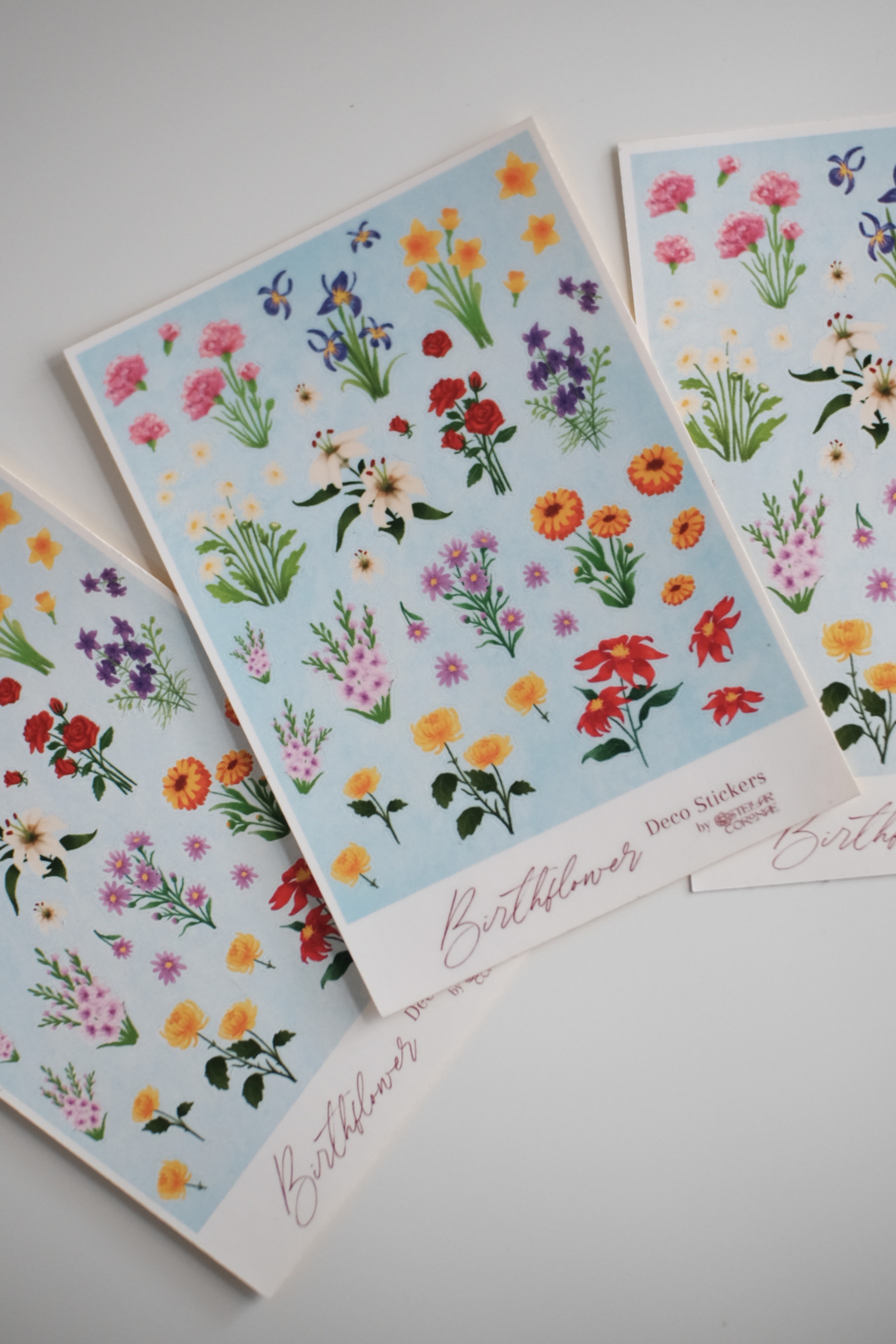 StellarCoronae - Birthflower Deco Sticker