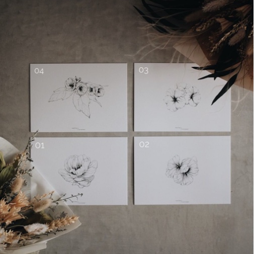 stellarcoronae - Illustrated Postcard | Kartu Pos