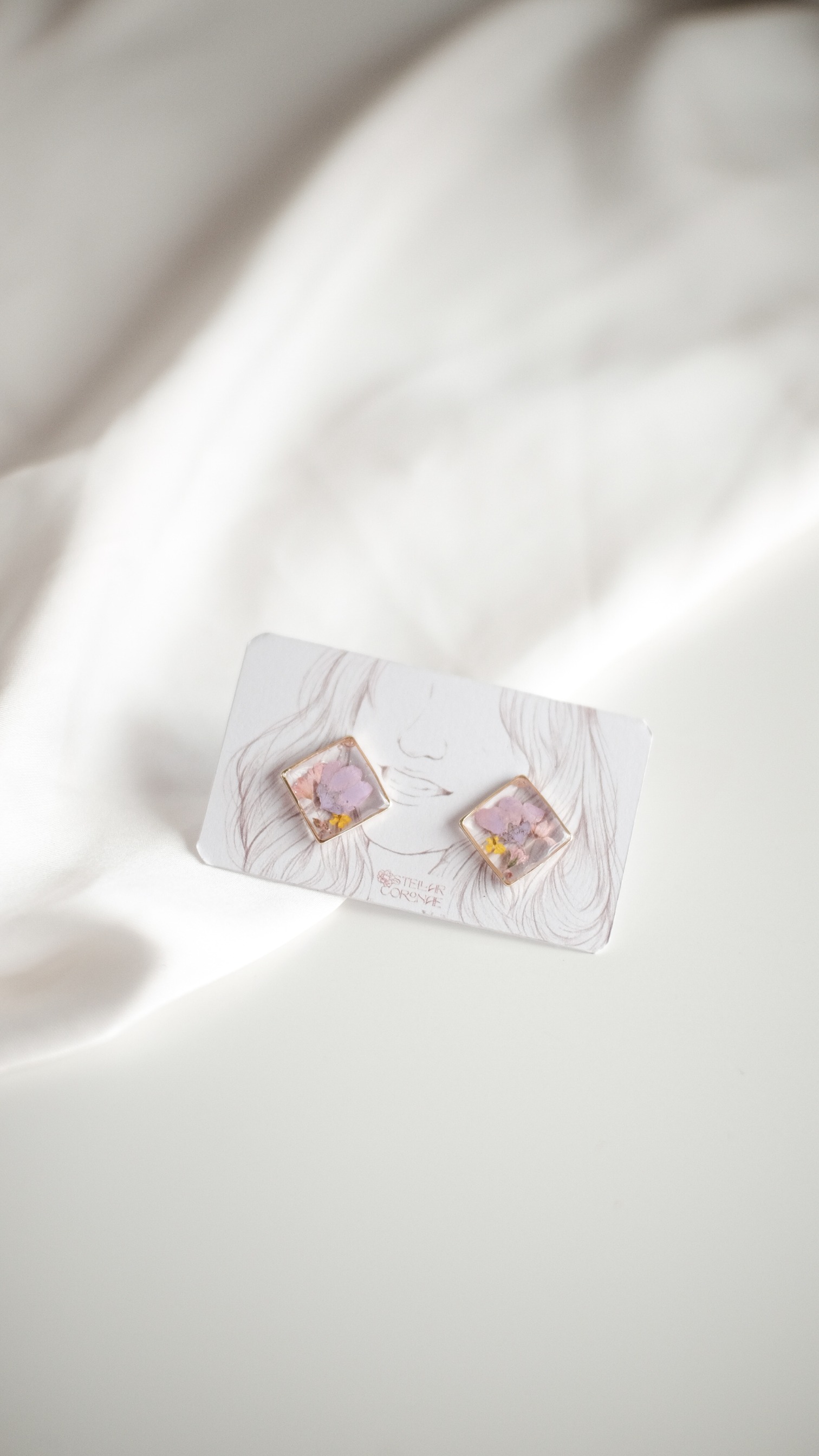 StellarCoronae - Ring Square Studs