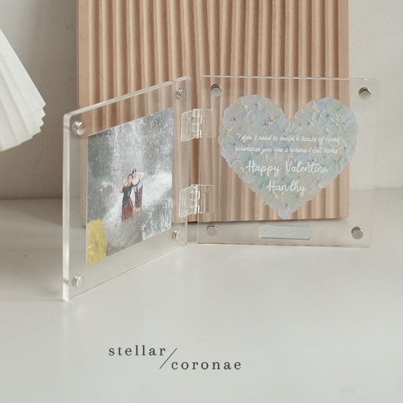StellarCoronae - Pristine Book Regular 15x15cm | Book Frame | Frame Foto | Hadiah | Kado | Kado Hari Ibu | Mother's Day Gift