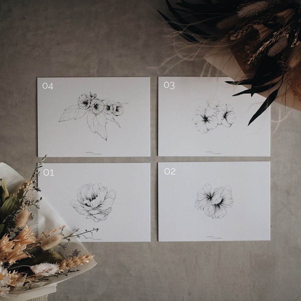 stellarcoronae - Illustrated Postcard | Kartu Pos