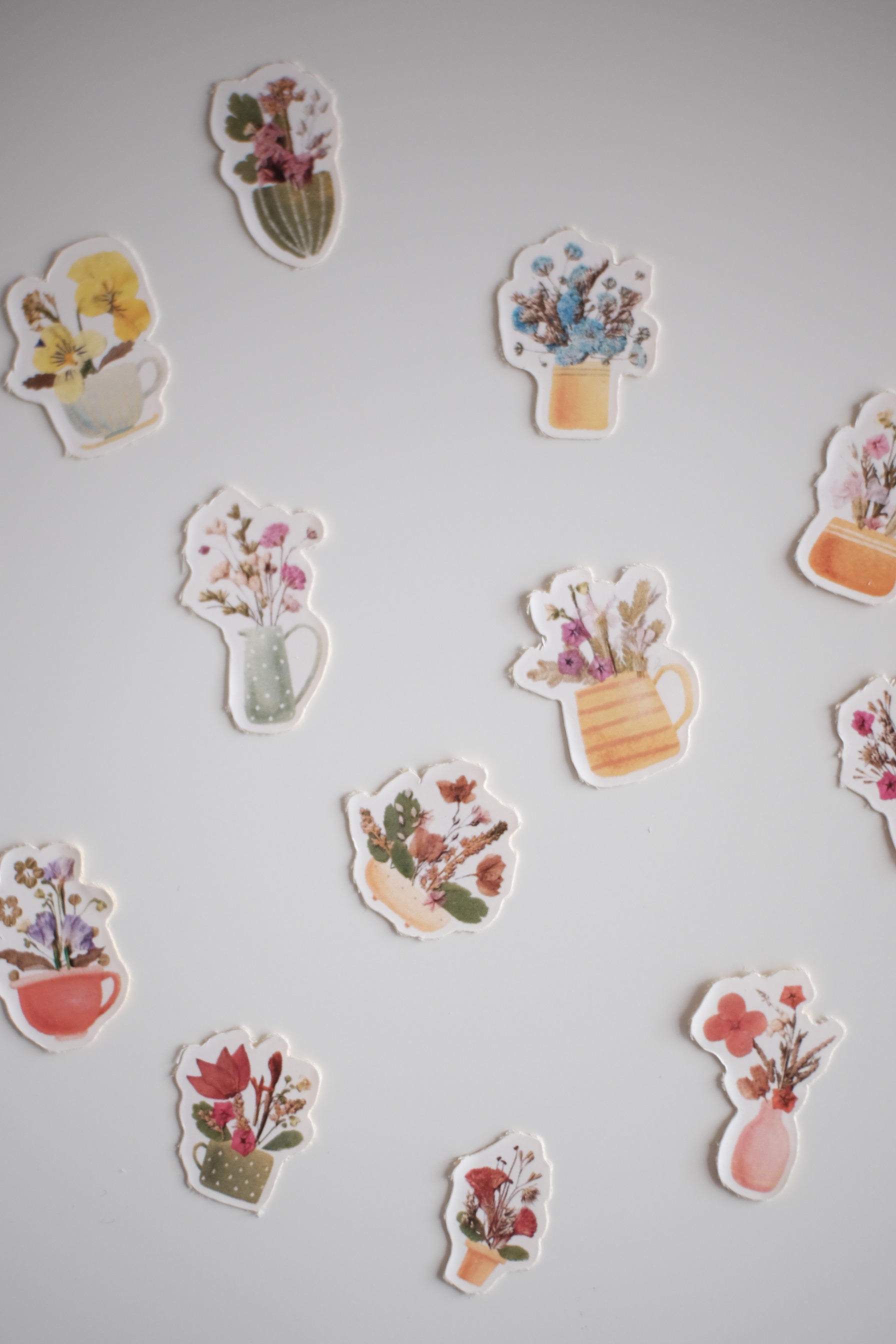 StellarCoronae - Mini Flower Vase Sticker Pack (Vinyl)