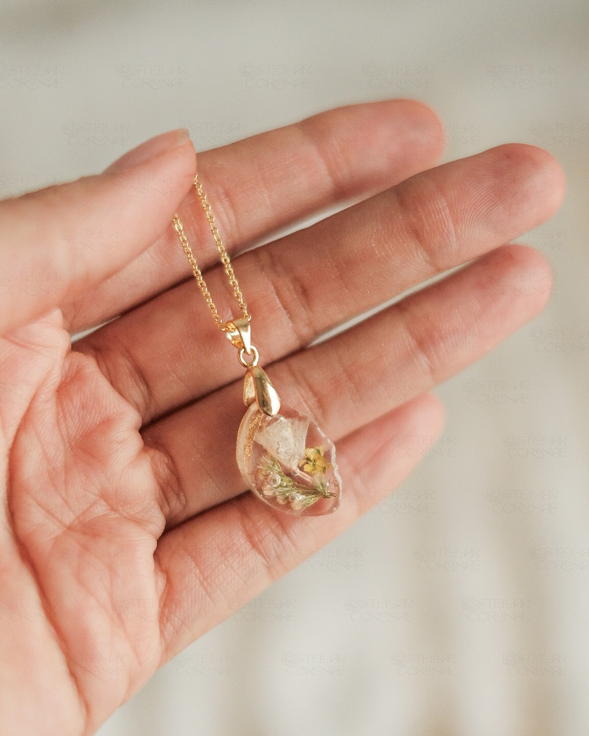 StellarCoronae - Necklace Gold Big