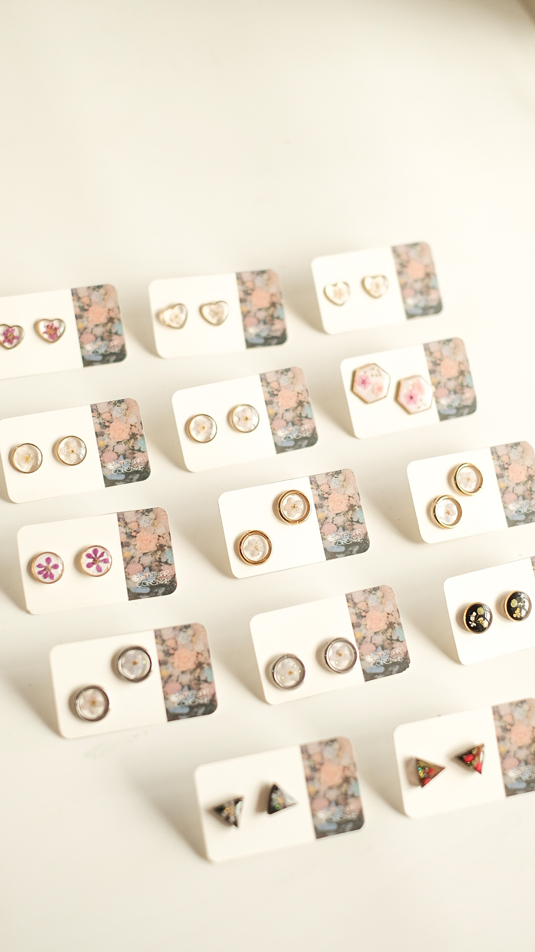 StellarCoronae - Ring Circle Studs Earrings