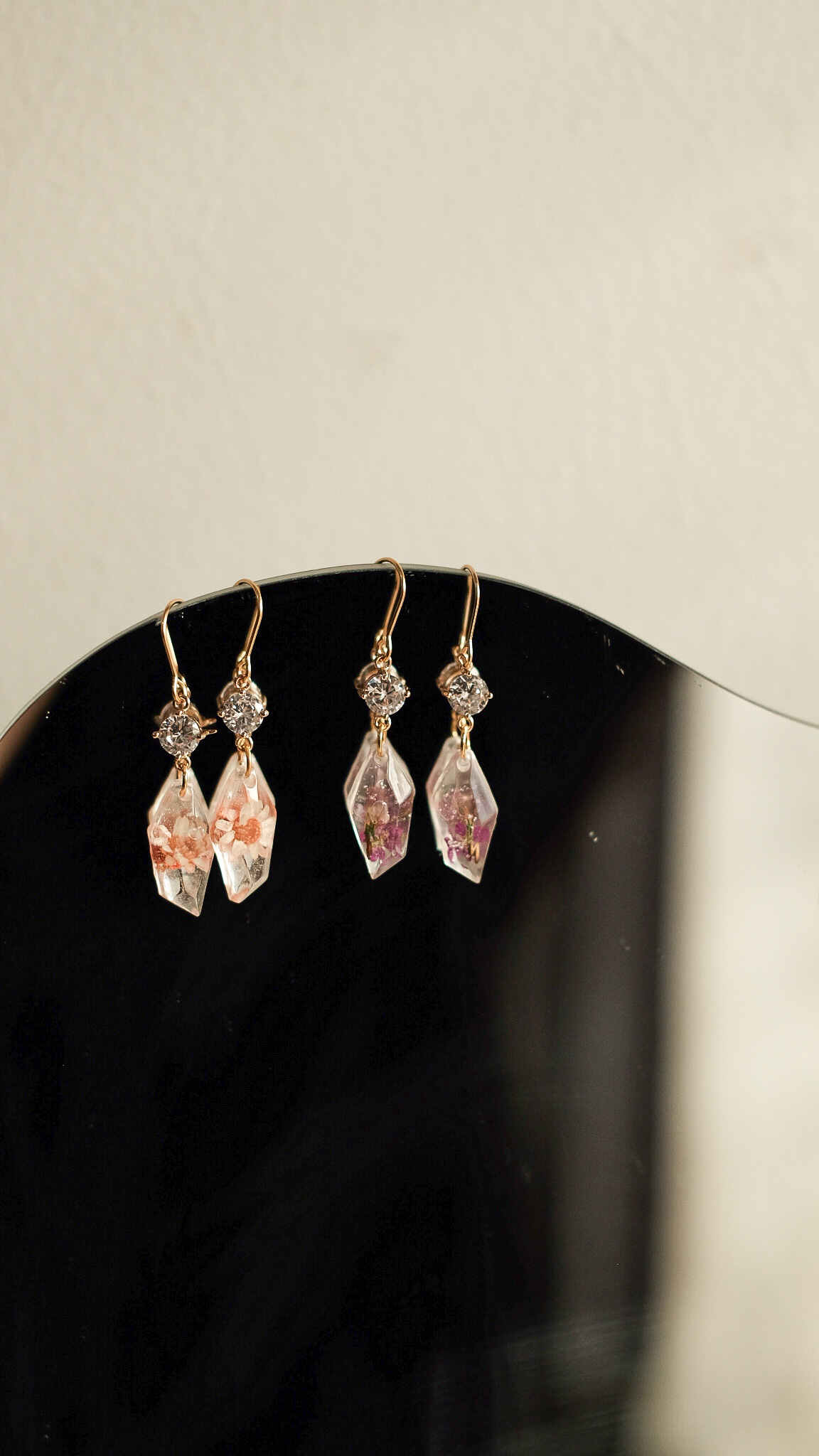 StellarCoronae - Electroplated Earrings