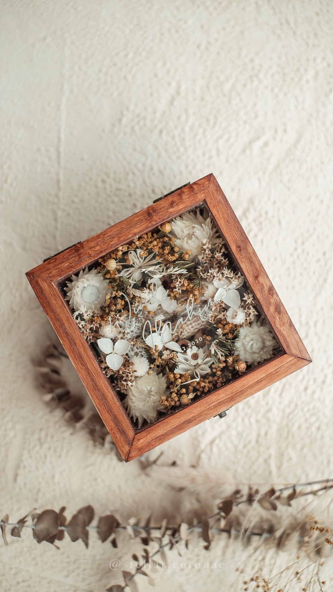 StellarCoronae - Wooden Ring Box