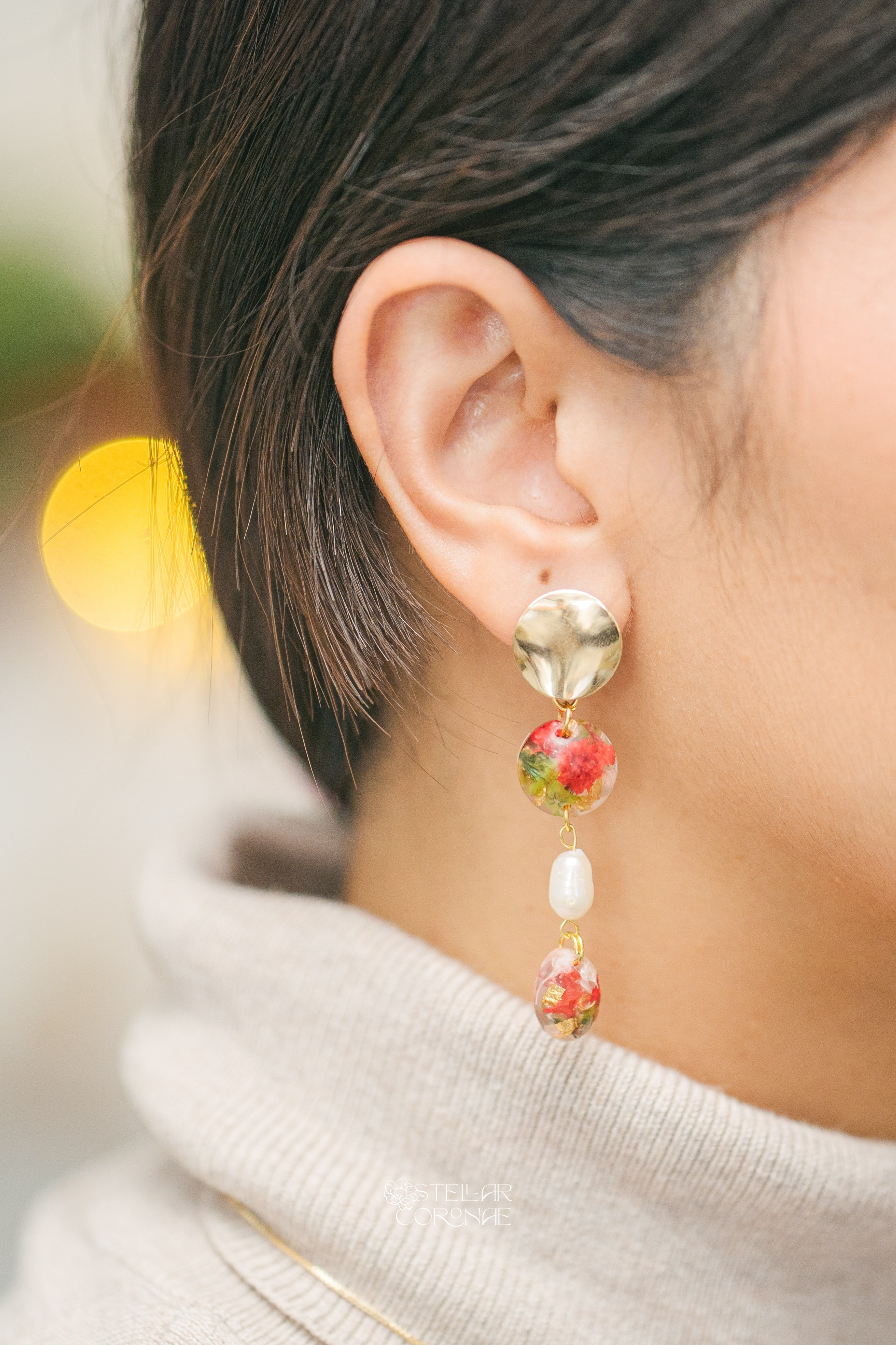 StellarCoronae - Christmas Mix Match Dangle Baubles Earrings