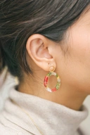 StellarCoronae - Christmas Mix Match Wreath Earrings
