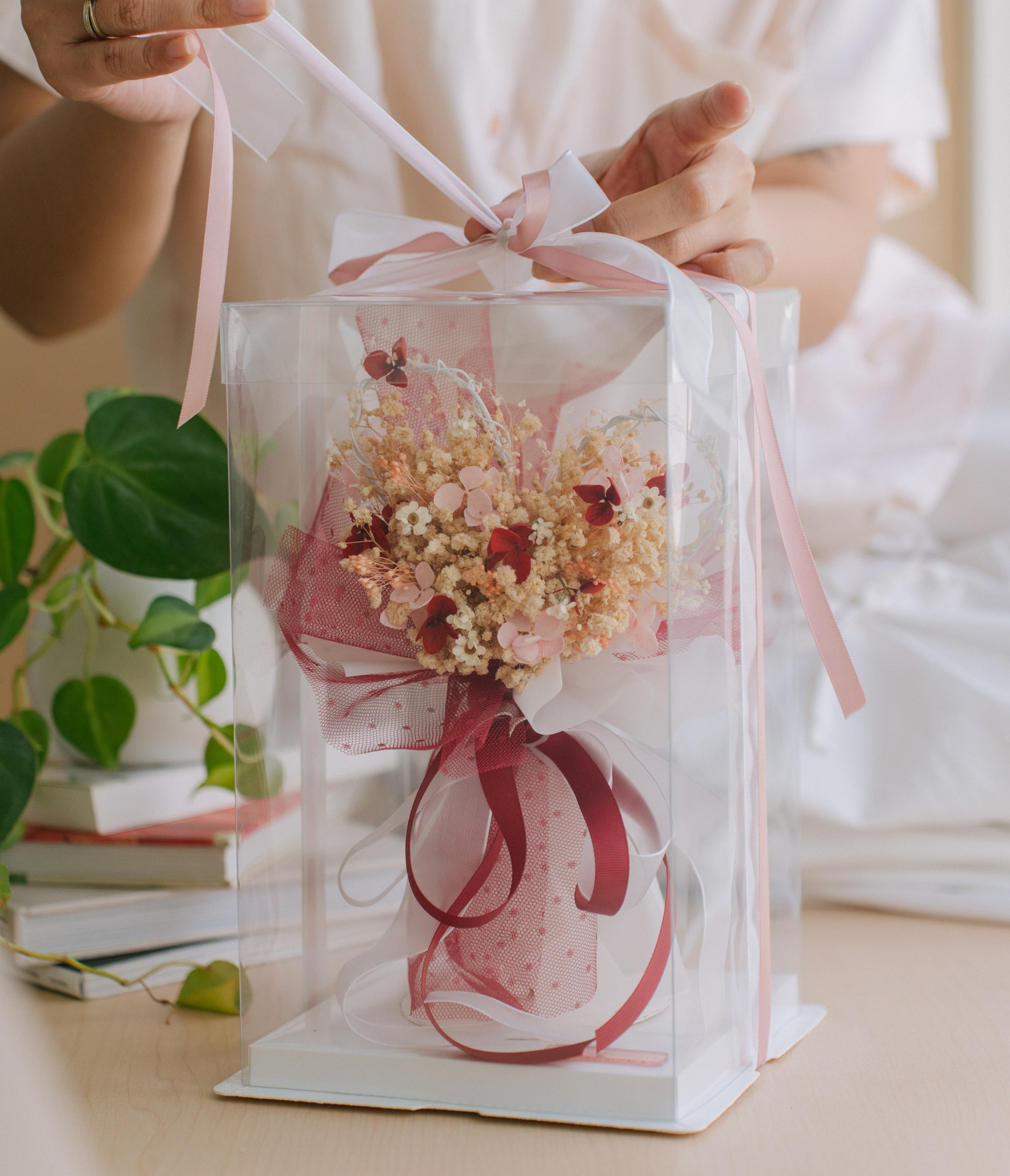 Lover's Bloom Bouquet Medium | Buket Bunga Kering | Kado | Hadiah Valentine | Dried Preserved Flower