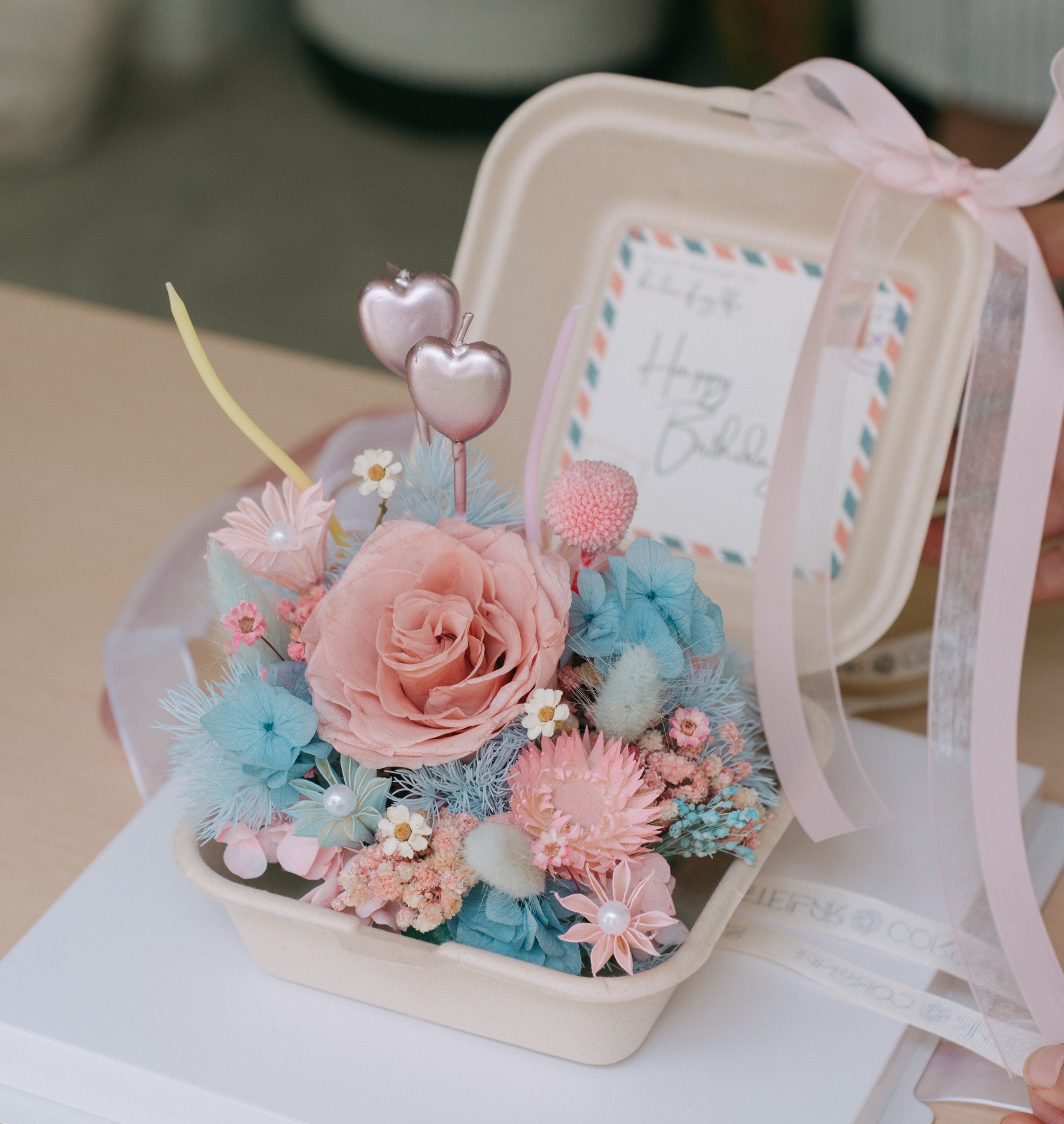 Cake Bloom Bento | Hadiah Kue Bunga Ulang Tahun | Birthday Cake Flower