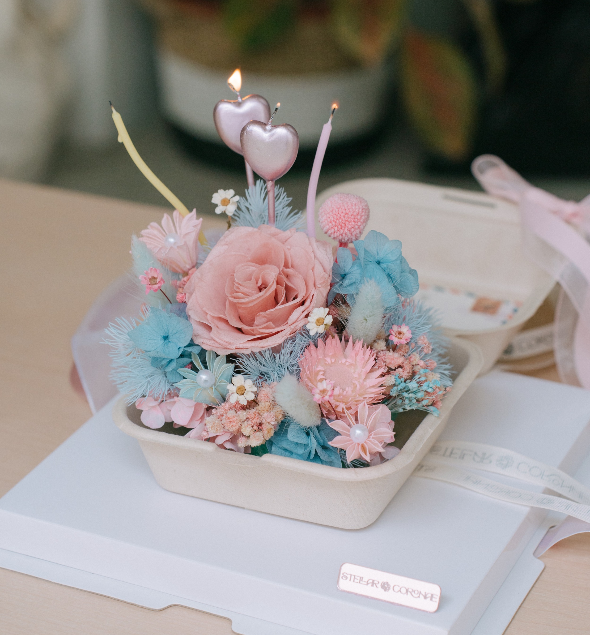 Cake Bloom Bento | Hadiah Kue Bunga Ulang Tahun | Birthday Cake Flower