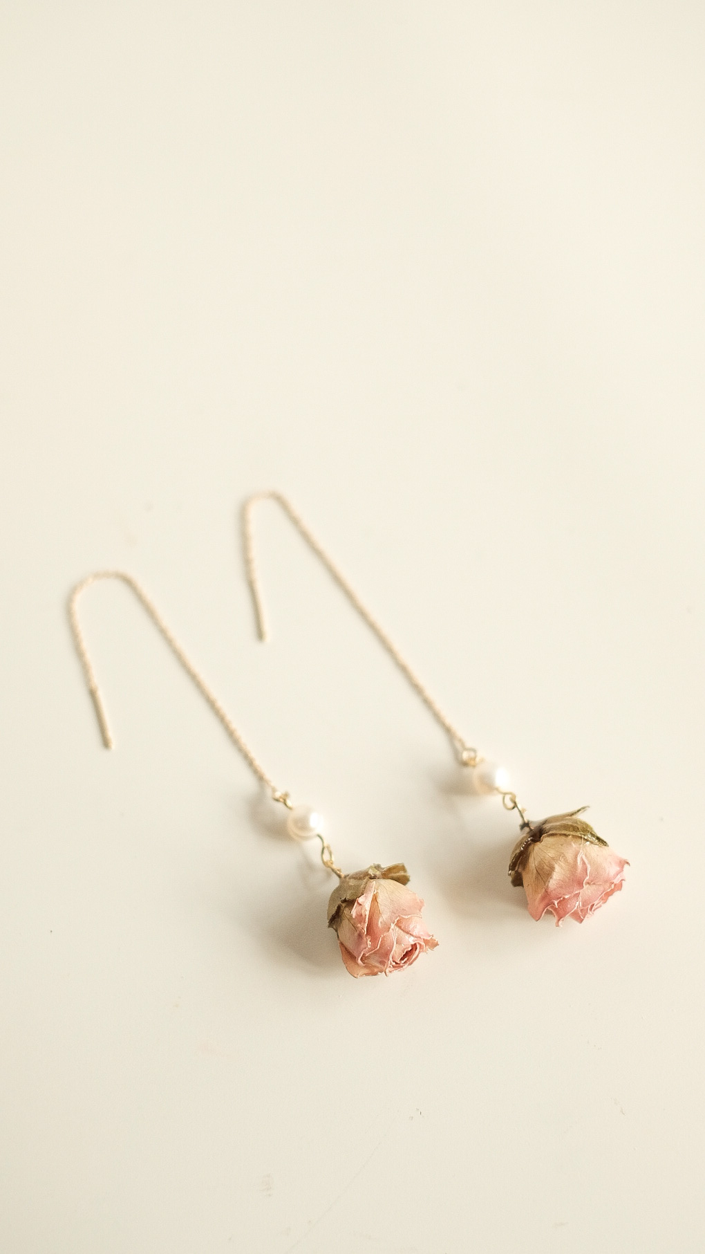 StellarCoronae - Rose Electroplated Earrings