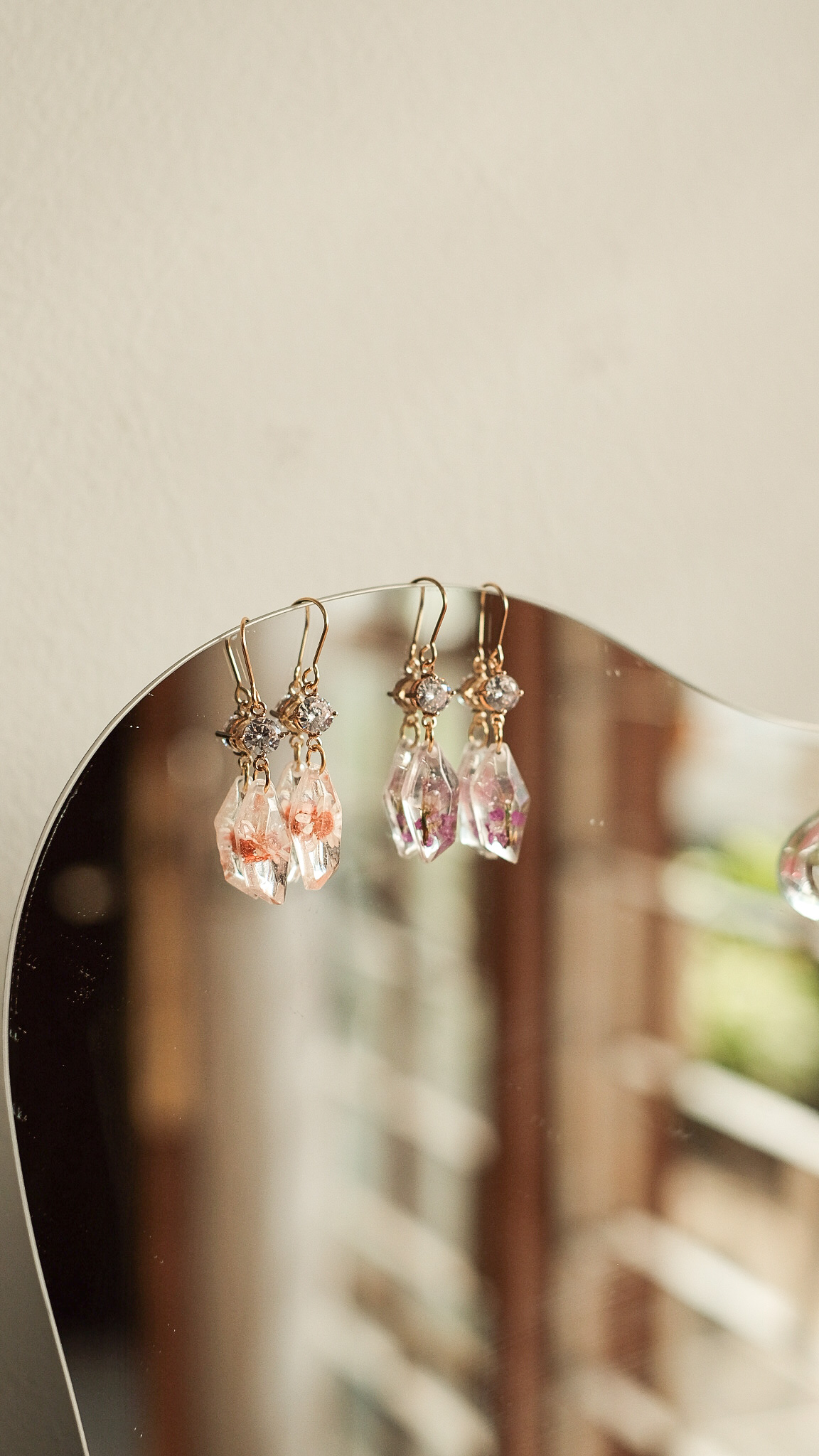 StellarCoronae - Electroplated Earrings
