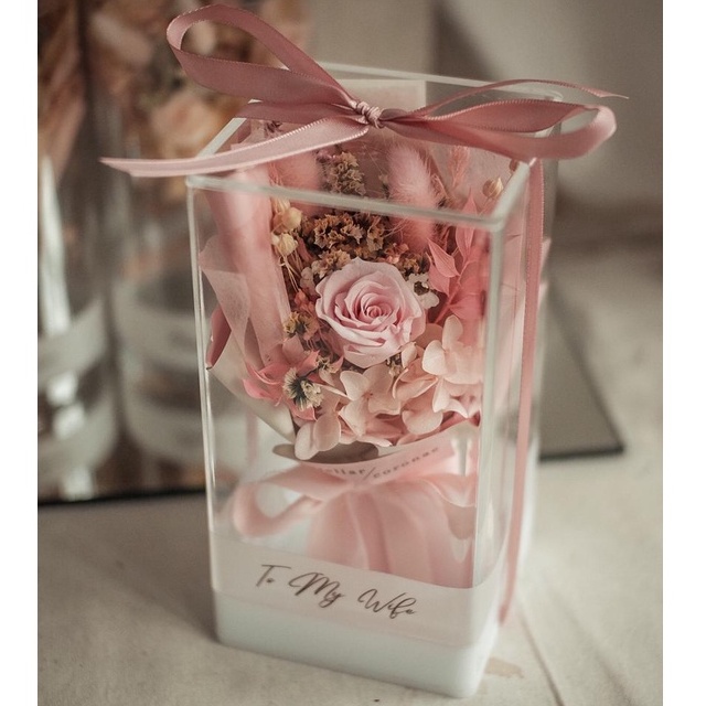 StellarCoronae - Mini Bouquet in the Block (MBP06-MBP10) | Bouquet bunga | Bunga Kering | Bouquet Akrilik | Hadiah | Kad