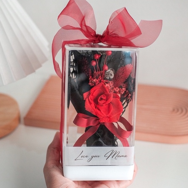 StellarCoronae - Mini Bouquet in the Block (MBP06-MBP10) | Bouquet bunga | Bunga Kering | Bouquet Akrilik | Hadiah | Kad